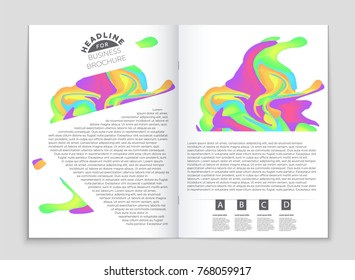 Abstract vector layout background set. For art template design, list, front page, mockup brochure theme style, banner, idea, cover, booklet, print, flyer, book, blank, card, ad, sign, sheet, a4
