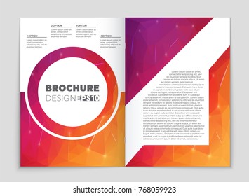 Abstract vector layout background set. For art template design, list, front page, mockup brochure theme style, banner, idea, cover, booklet, print, flyer, book, blank, card, ad, sign, sheet, a4