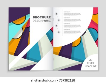 Abstract vector layout background set. For art template design, list, front page, mockup brochure theme style, banner, idea, cover, booklet, print, flyer, book, blank, card, ad, sign, sheet,, a4.