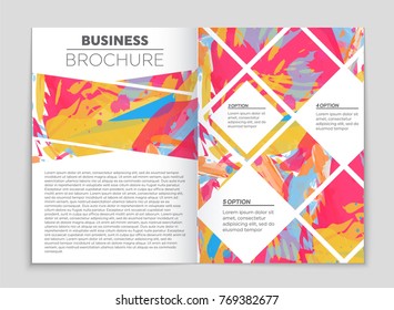 Abstract vector layout background set. For art template design, list, front page, mockup brochure theme style, banner, idea, cover, booklet, print, flyer, book, blank, card, ad, sign, sheet, a4