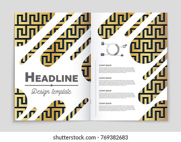 Abstract vector layout background set. For art template design, list, front page, mockup brochure theme style, banner, idea, cover, booklet, print, flyer, book, blank, card, ad, sign, sheet, a4.