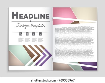 Abstract vector layout background set. For art template design, list, front page, mockup brochure theme style, banner, idea, cover, booklet, print, flyer, book, blank, card, ad, sign, sheet, a4