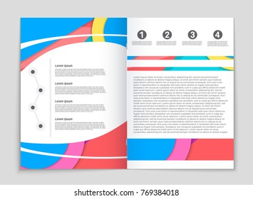 Abstract vector layout background set. For art template design, list, front page, mockup brochure theme style, banner, idea, cover, booklet, print, flyer, book, blank, card, ad, sign, sheet,, a4.