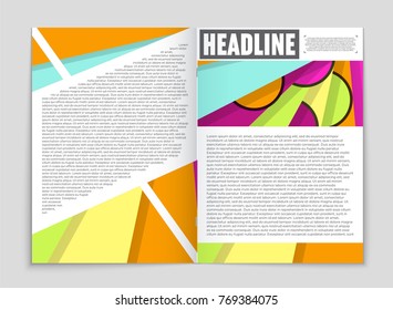 Abstract vector layout background set. For art template design, list, front page, mockup brochure theme style, banner, idea, cover, booklet, print, flyer, book, blank, card, ad, sign, sheet,, a4.