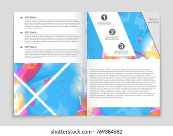 Abstract vector layout background set. For art template design, list, front page, mockup brochure theme style, banner, idea, cover, booklet, print, flyer, book, blank, card, ad, sign, sheet, a4