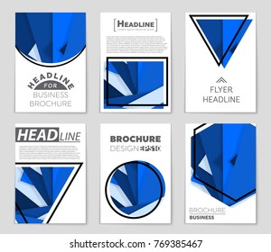 Abstract vector layout background set. For art template design, list, front page, mockup brochure theme style, banner, idea, cover, booklet, print, flyer, book, blank, card, ad, sign, sheet,, a4.