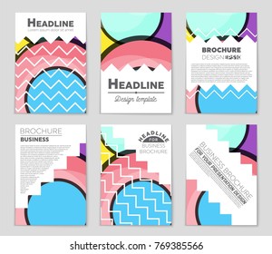 Abstract vector layout background set. For art template design, list, front page, mockup brochure theme style, banner, idea, cover, booklet, print, flyer, book, blank, card, ad, sign, sheet,, a4.