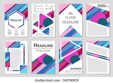 Abstract vector layout background set. For art template design, list, front page, mockup brochure theme style, banner, idea, cover, booklet, print, flyer, book, blank, card, ad, sign, sheet,, a4.