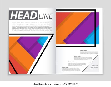 Abstract vector layout background set. For art template design, list, front page, mockup brochure theme style, banner, idea, cover, booklet, print, flyer, book, blank, card, ad, sign, sheet,, a4.