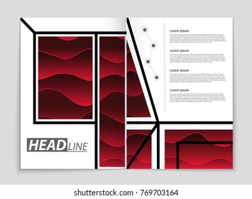 Abstract vector layout background set. For art template design, list, front page, mockup brochure theme style, banner, idea, cover, booklet, print, flyer, book, blank, card, ad, sign, sheet, a4.