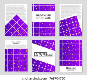 Abstract vector layout background set. For art template design, list, front page, mockup brochure theme style, banner, idea, cover, booklet, print, flyer, book, blank, card, ad, sign, sheet, a4