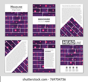 Abstract vector layout background set. For art template design, list, front page, mockup brochure theme style, banner, idea, cover, booklet, print, flyer, book, blank, card, ad, sign, sheet, a4.