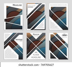 Abstract vector layout background set. For art template design, list, front page, mockup brochure theme style, banner, idea, cover, booklet, print, flyer, book, blank, card, ad, sign, sheet,, a4.
