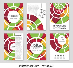 Abstract vector layout background set. For art template design, list, front page, mockup brochure theme style, banner, idea, cover, booklet, print, flyer, book, blank, card, ad, sign, sheet,, a4.