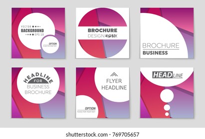 Abstract vector layout background set. For art template design, list, front page, mockup brochure theme style, banner, idea, cover, booklet, print, flyer, book, blank, card, ad, sign, sheet,, a4.