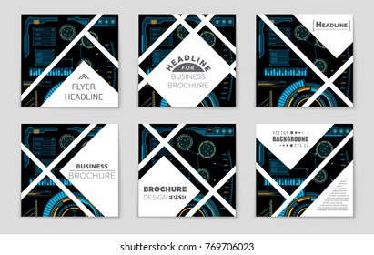 Abstract vector layout background set. For art template design, list, front page, mockup brochure theme style, banner, idea, cover, booklet, print, flyer, book, blank, card, ad, sign, sheet, a4.