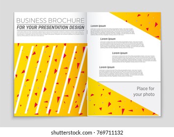 Abstract vector layout background set. For art template design, list, front page, mockup brochure theme style, banner, idea, cover, booklet, print, flyer, book, blank, card, ad, sign, sheet, a4