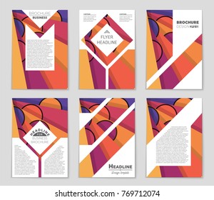 Abstract vector layout background set. For art template design, list, front page, mockup brochure theme style, banner, idea, cover, booklet, print, flyer, book, blank, card, ad, sign, sheet,, a4.