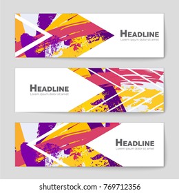 Abstract vector layout background set. For art template design, list, front page, mockup brochure theme style, banner, idea, cover, booklet, print, flyer, book, blank, card, ad, sign, sheet, a4
