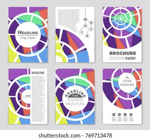 Abstract vector layout background set. For art template design, list, front page, mockup brochure theme style, banner, idea, cover, booklet, print, flyer, book, blank, card, ad, sign, sheet,, a4.