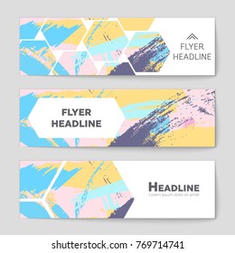 Abstract vector layout background set. For art template design, list, front page, mockup brochure theme style, banner, idea, cover, booklet, print, flyer, book, blank, card, ad, sign, sheet, a4