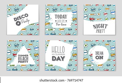 Abstract vector layout background set. For art template design, list, front page, mockup brochure theme style, banner, idea, cover, booklet, print, flyer, book, blank, card, ad, sign, sheet, a4.