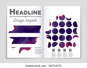 Abstract vector layout background set. For art template design, list, front page, mockup brochure theme style, banner, idea, cover, booklet, print, flyer, book, blank, card, ad, sign, sheet, a4