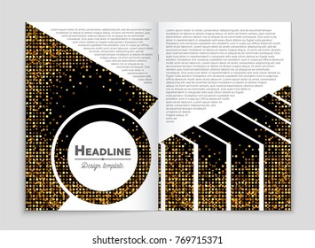 Abstract vector layout background set. For art template design, list, front page, mockup brochure theme style, banner, idea, cover, booklet, print, flyer, book, blank, card, ad, sign, sheet, a4