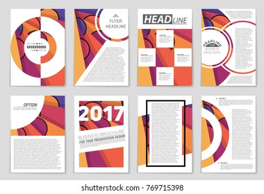 Abstract vector layout background set. For art template design, list, front page, mockup brochure theme style, banner, idea, cover, booklet, print, flyer, book, blank, card, ad, sign, sheet,, a4.