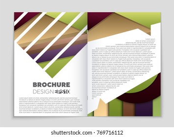 Abstract vector layout background set. For art template design, list, front page, mockup brochure theme style, banner, idea, cover, booklet, print, flyer, book, blank, card, ad, sign, sheet,, a4.