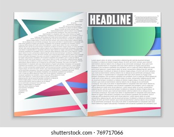 Abstract vector layout background set. For art template design, list, front page, mockup brochure theme style, banner, idea, cover, booklet, print, flyer, book, blank, card, ad, sign, sheet,, a4.