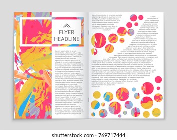 Abstract vector layout background set. For art template design, list, front page, mockup brochure theme style, banner, idea, cover, booklet, print, flyer, book, blank, card, ad, sign, sheet, a4