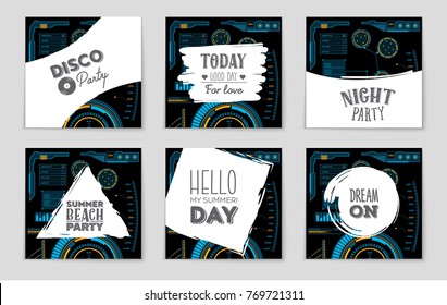 Abstract vector layout background set. For art template design, list, front page, mockup brochure theme style, banner, idea, cover, booklet, print, flyer, book, blank, card, ad, sign, sheet, a4.