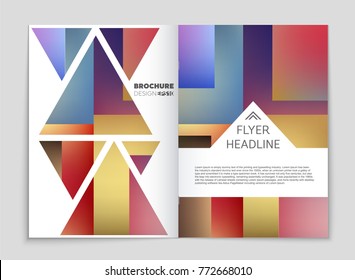 Abstract vector layout background set. For art template design, list, front page, mockup brochure theme style, banner, idea, cover, booklet, print, flyer, book, blank, card, ad, sign, sheet, a4