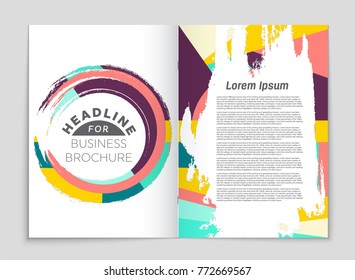 Abstract vector layout background set. For art template design, list, front page, mockup brochure theme style, banner, idea, cover, booklet, print, flyer, book, blank, card, ad, sign, sheet, a4