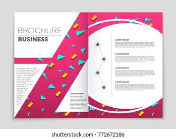 Abstract vector layout background set. For art template design, list, front page, mockup brochure theme style, banner, idea, cover, booklet, print, flyer, book, blank, card, ad, sign, sheet, a4