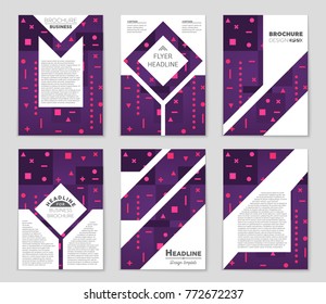 Abstract vector layout background set. For art template design, list, front page, mockup brochure theme style, banner, idea, cover, booklet, print, flyer, book, blank, card, ad, sign, sheet, a4.