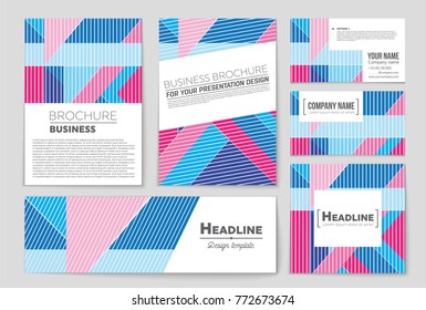Abstract vector layout background set. For art template design, list, front page, mockup brochure theme style, banner, idea, cover, booklet, print, flyer, book, blank, card, ad, sign, sheet, a4