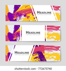 Abstract vector layout background set. For art template design, list, front page, mockup brochure theme style, banner, idea, cover, booklet, print, flyer, book, blank, card, ad, sign, sheet, a4