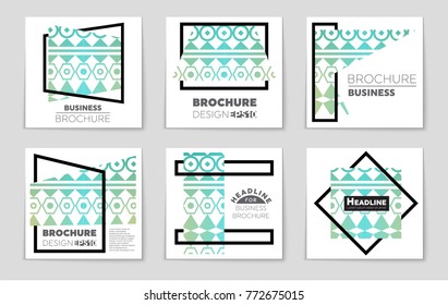 Abstract vector layout background set. For art template design, list, front page, mockup brochure theme style, banner, idea, cover, booklet, print, flyer, book, blank, card, ad, sign, sheet, a4.