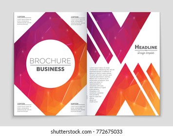 Abstract vector layout background set. For art template design, list, front page, mockup brochure theme style, banner, idea, cover, booklet, print, flyer, book, blank, card, ad, sign, sheet, a4