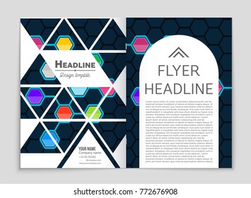 Abstract vector layout background set. For art template design, list, front page, mockup brochure theme style, banner, idea, cover, booklet, print, flyer, book, blank, card, ad, sign, sheet, a4.