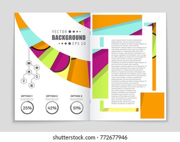 Abstract vector layout background set. For art template design, list, front page, mockup brochure theme style, banner, idea, cover, booklet, print, flyer, book, blank, card, ad, sign, sheet,, a4.