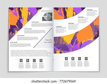Abstract vector layout background set. For art template design, list, front page, mockup brochure theme style, banner, idea, cover, booklet, print, flyer, book, blank, card, ad, sign, sheet, a4