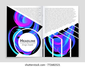 Abstract vector layout background set. For art template design, list, front page, mockup brochure theme style, banner, idea, cover, booklet, print, flyer, book, blank, card, ad, sign, sheet, a4