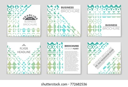 Abstract vector layout background set. For art template design, list, front page, mockup brochure theme style, banner, idea, cover, booklet, print, flyer, book, blank, card, ad, sign, sheet, a4.