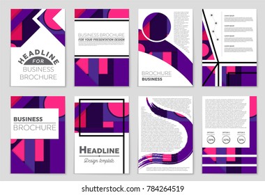Abstract vector layout background set. For art template design, list, front page, mockup brochure theme style, banner, idea, cover, booklet, print, flyer, book, blank, card, ad, sign, sheet,, a4.