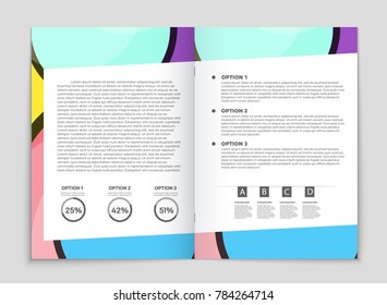 Abstract vector layout background set. For art template design, list, front page, mockup brochure theme style, banner, idea, cover, booklet, print, flyer, book, blank, card, ad, sign, sheet,, a4.
