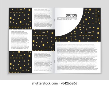 Abstract vector layout background set. For art template design, list, front page, mockup brochure theme style, banner, idea, cover, booklet, print, flyer, book, blank, card, ad, sign, sheet, a4.