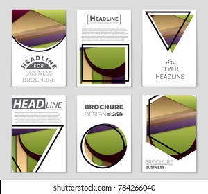 Abstract vector layout background set. For art template design, list, front page, mockup brochure theme style, banner, idea, cover, booklet, print, flyer, book, blank, card, ad, sign, sheet,, a4.